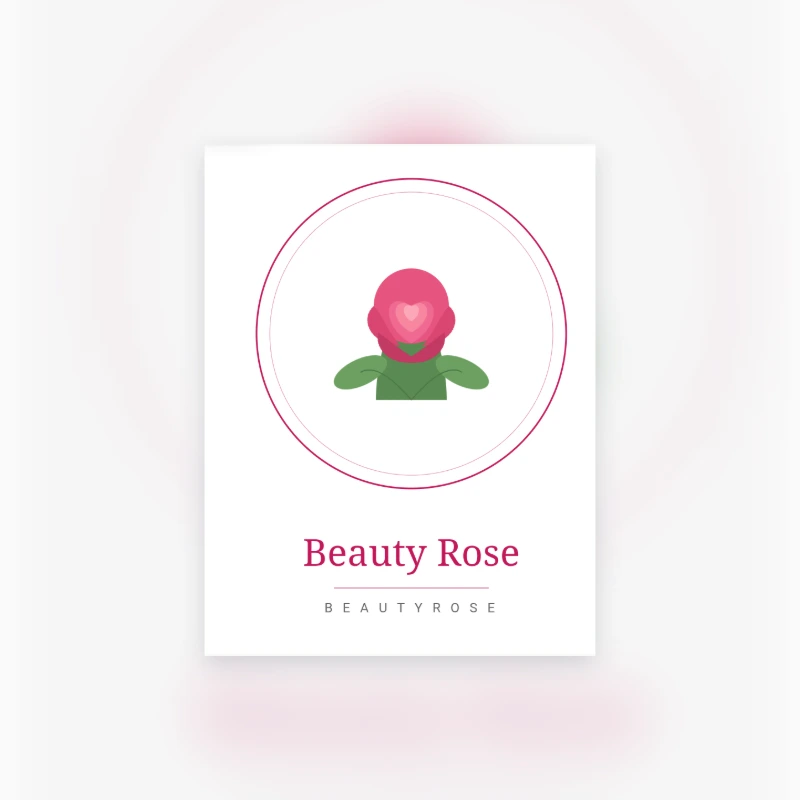 Beauty rose logo