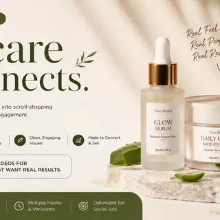I Will Create A UGC Ai Video Ad For Your Skincare Brand.